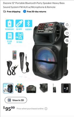 Portable BT speaker