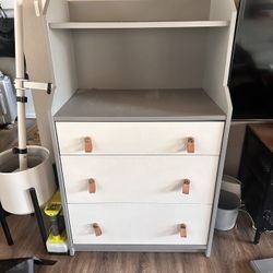 Hauga 3 Drawer Dresser With Shelf