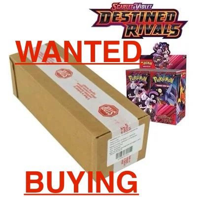DESTINED RIVALS BOOSTER BOX & CASES DR Pokemon Cards 151 Prismatic Etb Bundles Psa 10 Evolving Skies Dr Fusion Strike Display Ascended Heroes Pc