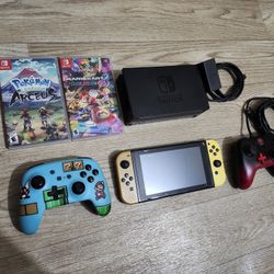 Switch W Dock And Games!