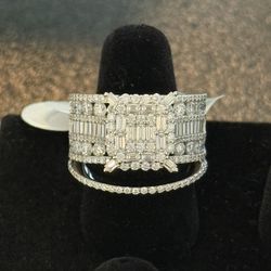 💍 7.26CT Moissanite Ring – Size 8