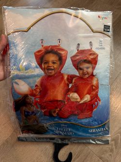 Disney Little Mermaid Sebastian Infant Costume 12-18M