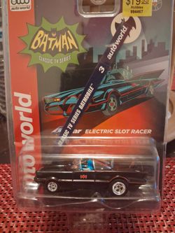 Hot wheels and diecast, batmobile slot car