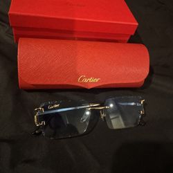 Cartier Glasses Blue/black