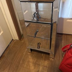 mirrored Nightstand