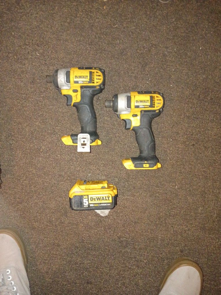 DeWalt 20v Impact Driver Drills