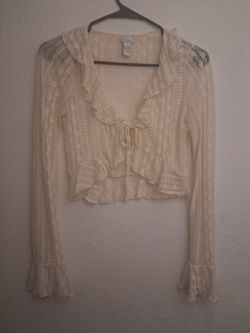 West Of Melrose Lace Cardigan - XS