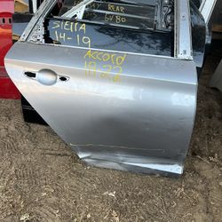Rear Door Honda Accord 2018