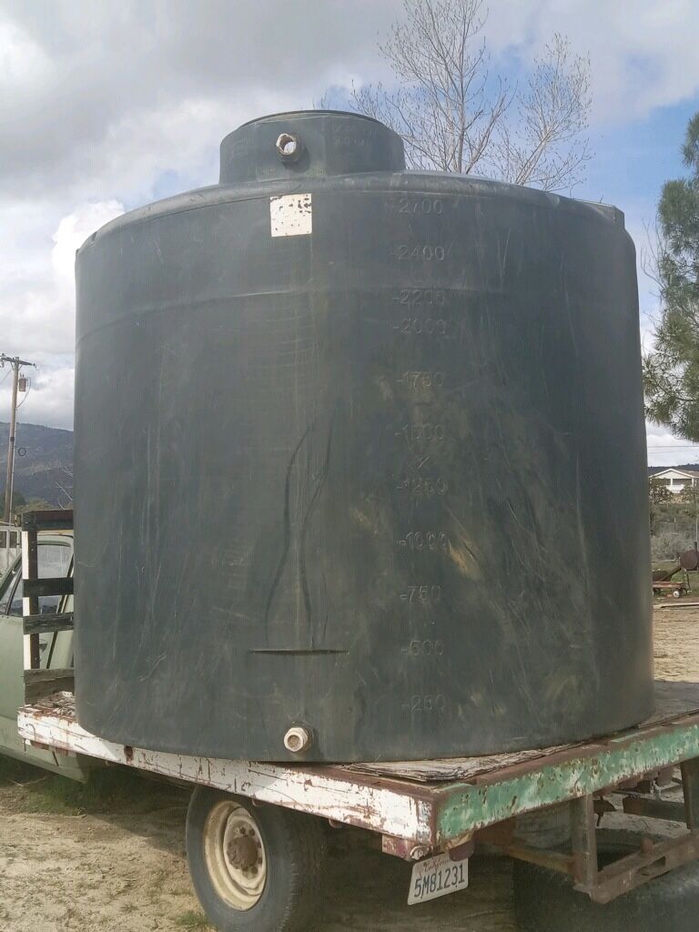 Water Tanks  Call For Sizes And Prices !!!! (contact info removed) Or It’s Easier To Contact Me On Here Thank You .