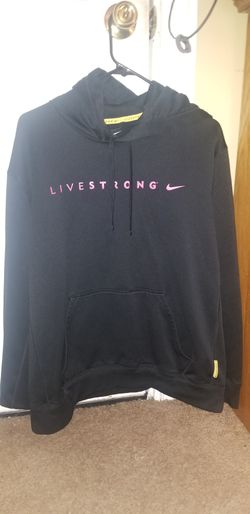 Nike livestrong dri therma fit hoodie