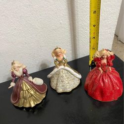 SET DE MUÑEQUITAS ANTIGUA DE PORCELANA