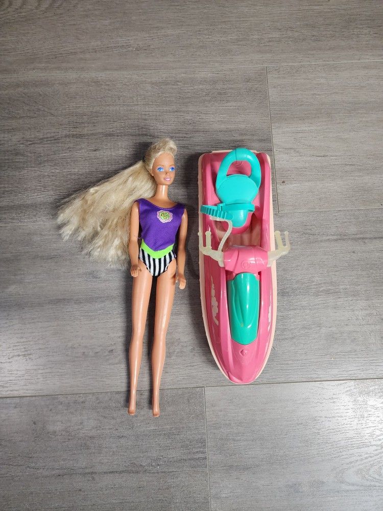 Barbie Doll And Jetski