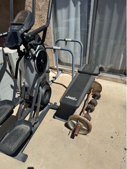 Free weights & elliptical machine