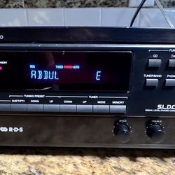 Denon DRA-375RD Stereo Receiver Tested & Working Phono Input (Turntable Ready)