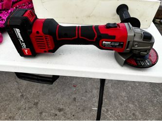 Like new grinder and 20v battery