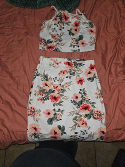 Floral 2 piece 1X