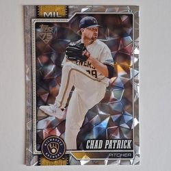 Topps 2026 Chad Patrick #217 Milwaukee Brewers 75th Anniversary Series One