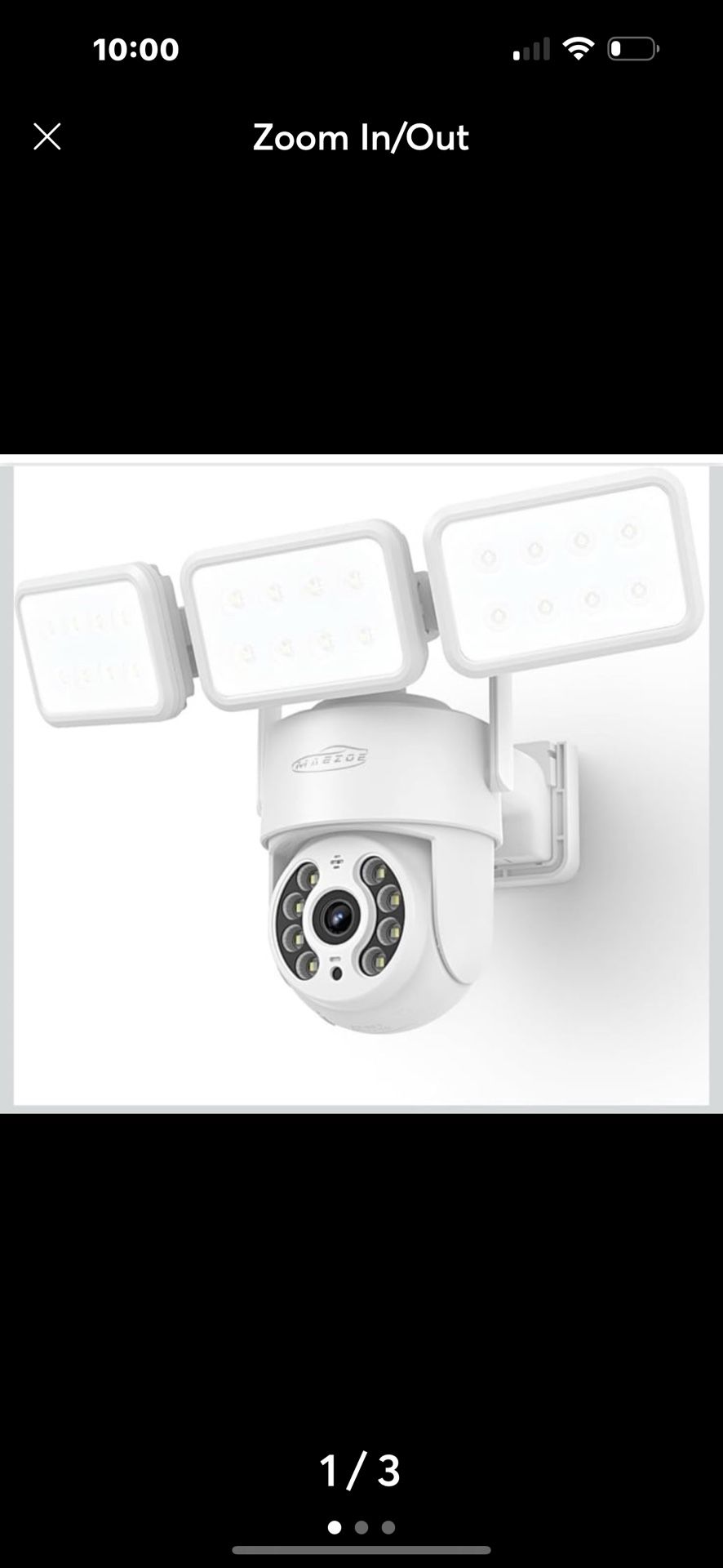 Floodlight Camera Wired
