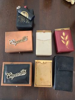 Vintage cigarette cases