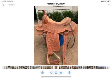 16 inch Paul Taylor cow horse saddle $1,250.00