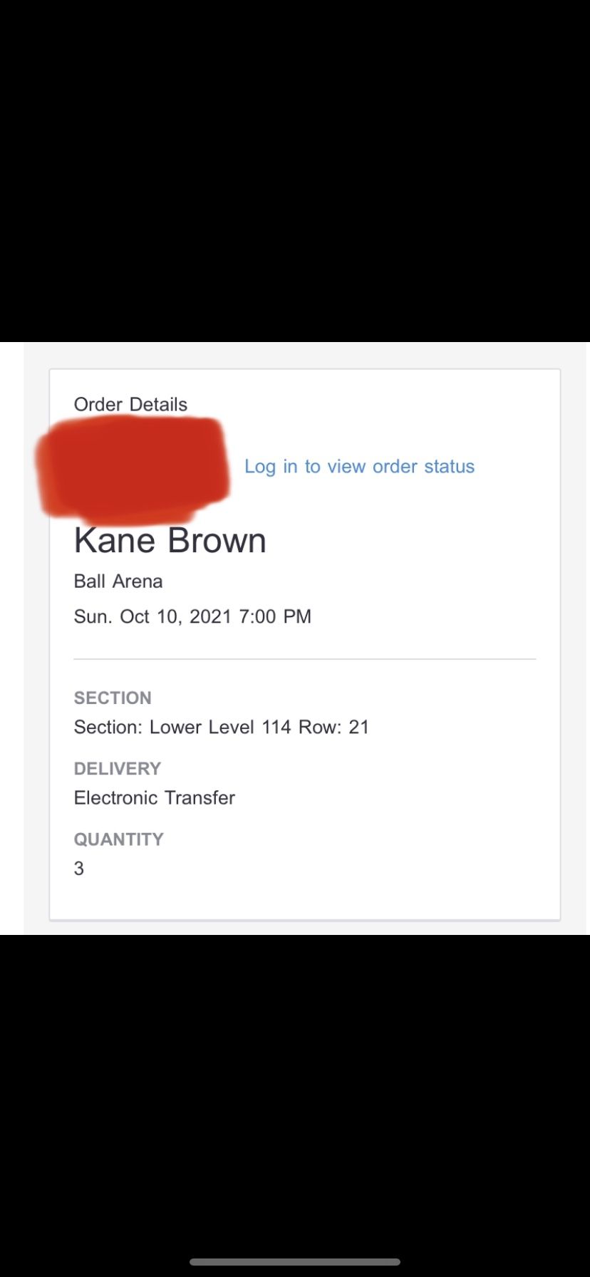 Kane Brown Tickets-Oct 10
