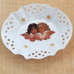 Hand Decorated Dish By Liette