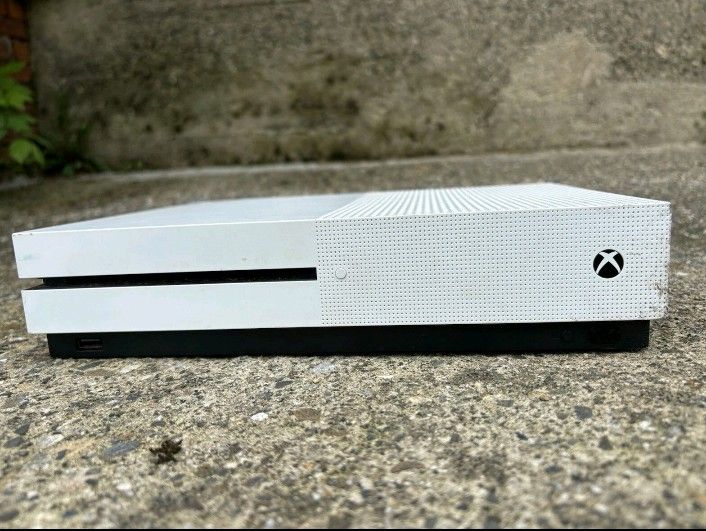 Sunset White Microsoft Xbox One S 500GB 1681 Console ONLY - Tested & Working