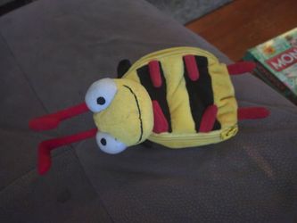 Plush zipper pouch