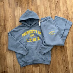 Light Blue Matching Sweatsuit Size Medium 