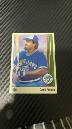 1989 Cecil Fielder Blue Jays Baseball Card 