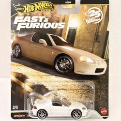 2026 Hot Wheels Premium Fast & Furious - 1994 Honda Del Sol 3/5