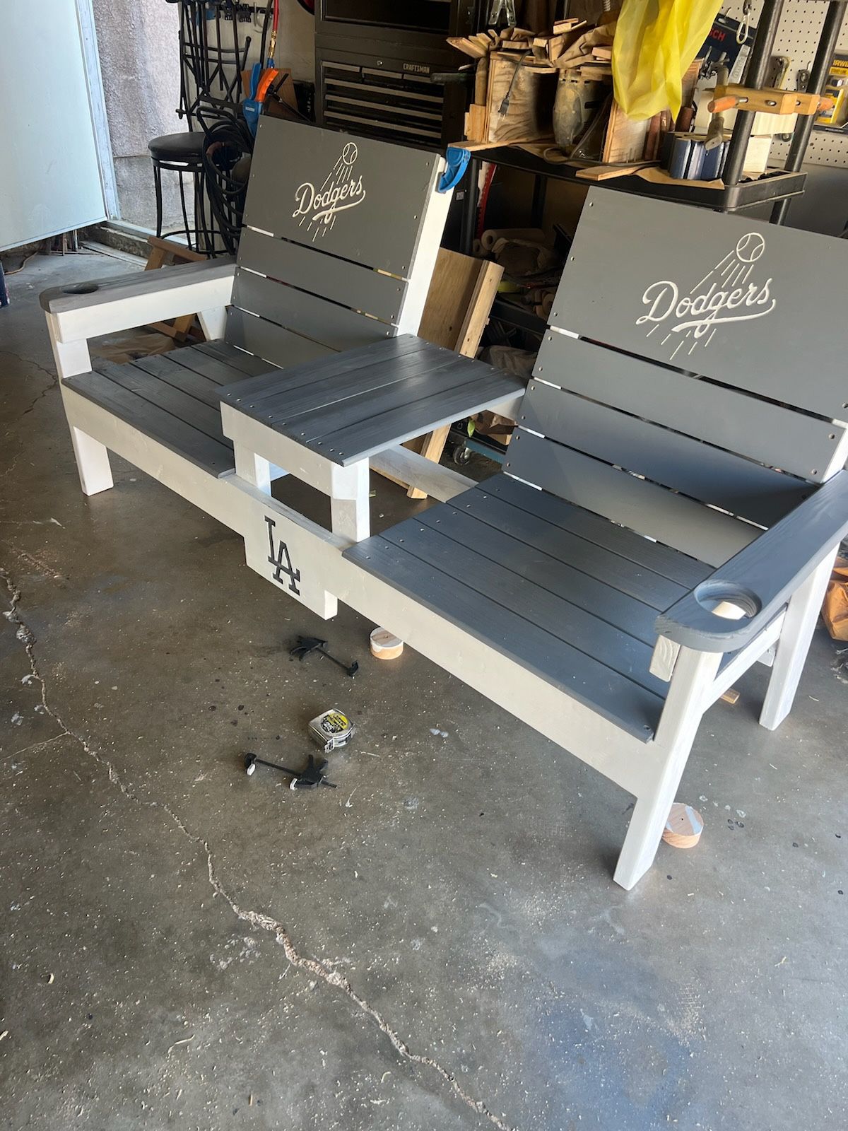 Custom-Made Dodger Chairs
