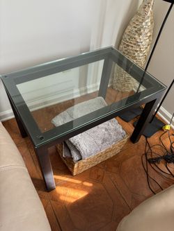 2 Wrought Iron Heavy Glass Tables