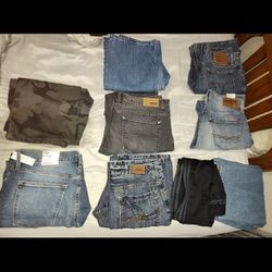 Jeans Bundle Size 34 By 32 Mostly 