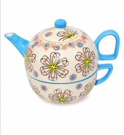 Yokohama Studio Hand Painted Floral Teapot – Tea for One