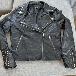 Womens Faux Leather  Jacket