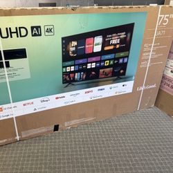 75 Tv $55  Down On Financing Free Delivery 6 Month Warranty 75 Lg 4K Smart Hdtv