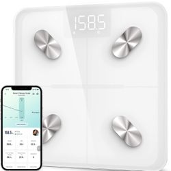 Etekcity Smart Scale [NEW] for Body Weight and Fat Percentage, Digital Bathroom Accurate Weighing Machine for People's BMI Muscle, Bluetooth Electroni