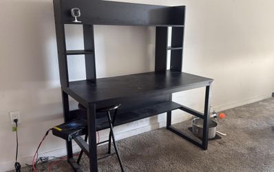 Black desk