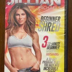 Jillian Michaels Workout SHRED 3x20 Min Workouts To Burn Calories & Build Lean Muscle DVD Fitness Exercise 