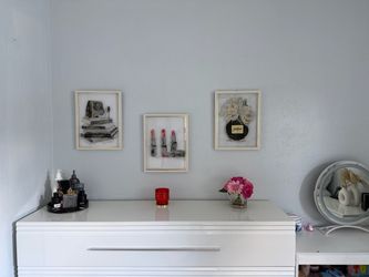 Fashion Wall glass Art Frames Set of 3