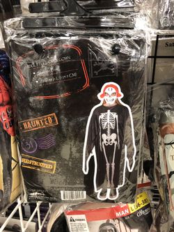 Haunted skeleton Halloween costume for adults