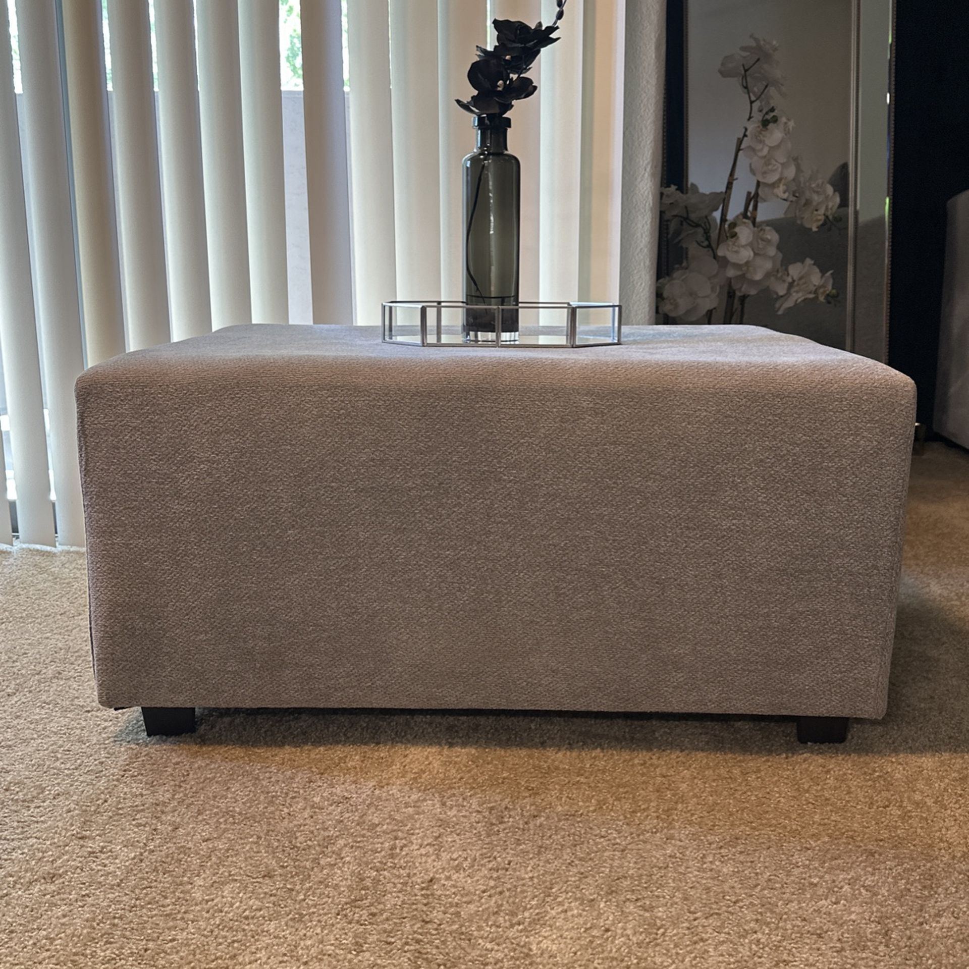 Grey Ottoman