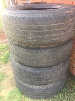 Michelin tires 255-70- 18 4with good tread on them 175.00