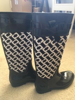 Diane Von Furstenberg Rain Boots Size 7 Brand New Without Box