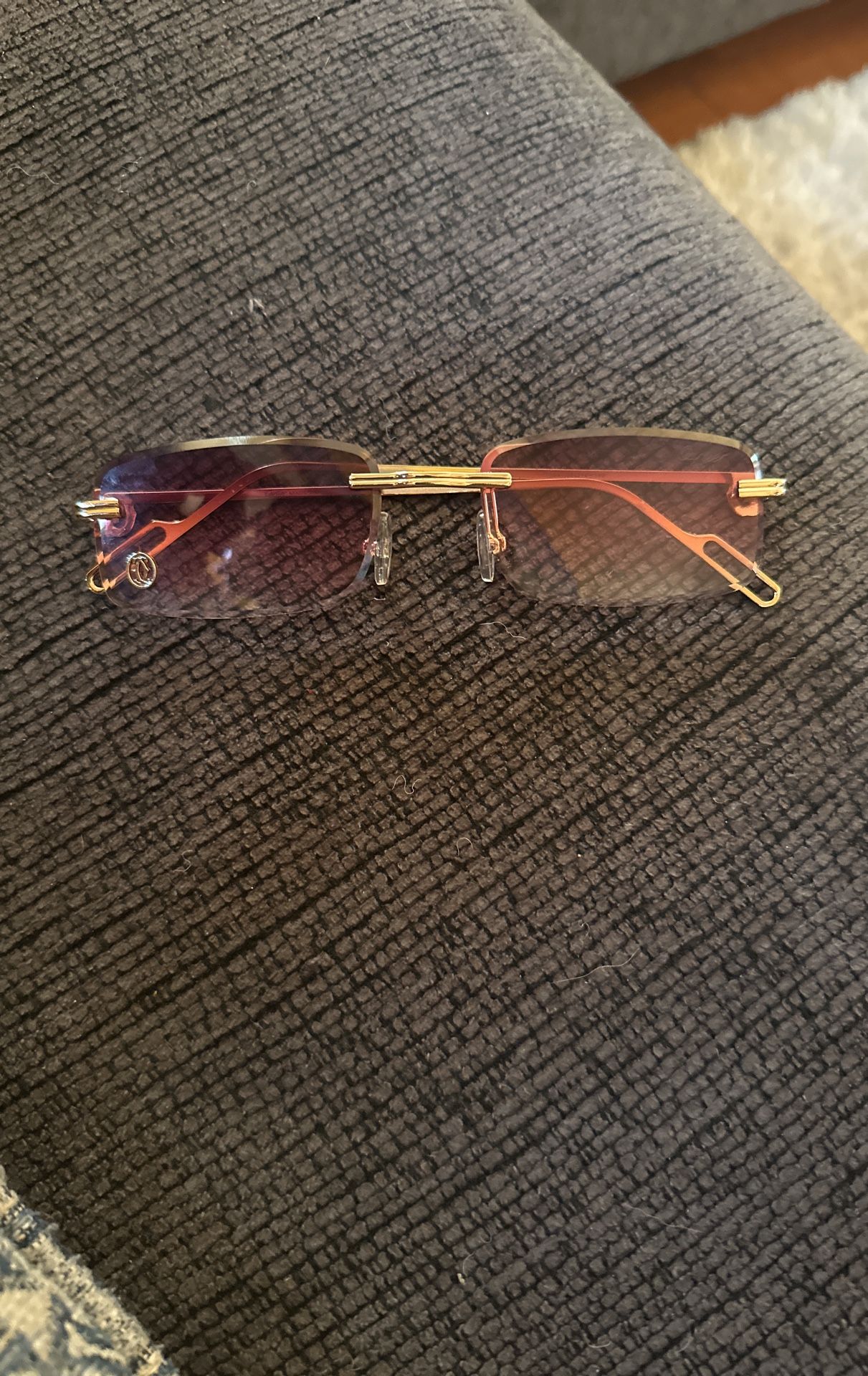 Cartier Glasses/shades Rose Gold Lenses