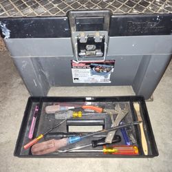 Step Stool Tool Box With Tools