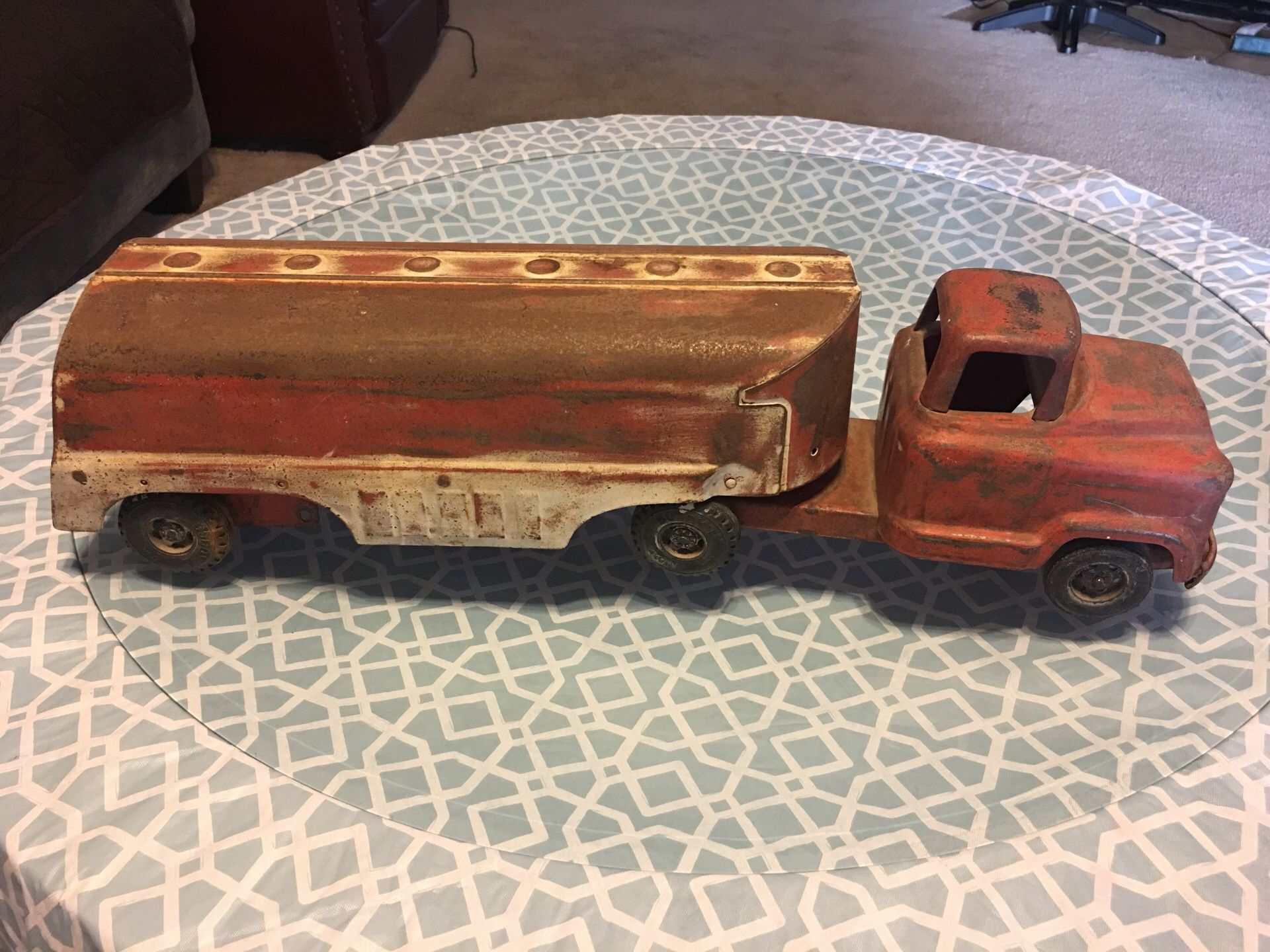 Buddy L pressed steel tanker truck