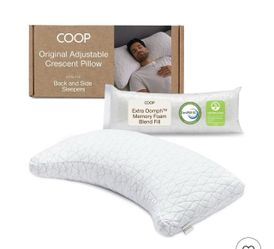 Coop Home GoodsOriginal Crescent AdjustablePillow, QueenBed Pillows for Shoulder