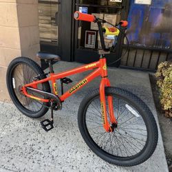 SE Bikes Basher 24" BMX Bike Orange